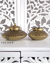 Load image into Gallery viewer, Fish  Antique Brass Lantern
