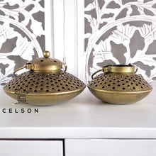 Load image into Gallery viewer, Fish  Antique Brass Lantern
