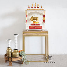 Load image into Gallery viewer, Vayu_Hand Carved Wooden Altar_Wooden Mandir_Prayer Mandir_Altar_Available in 3 colors
