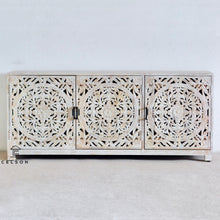 Load image into Gallery viewer, Joey_Wooden Carved TV Console_TV Cabinet
