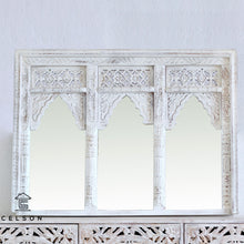 Load image into Gallery viewer, Joyce Hand Carved Wooden Arch Mirror_ 120 x 90 cm
