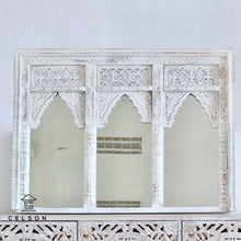 Load image into Gallery viewer, Joyce Hand Carved Wooden Arch Mirror_ 120 x 90 cm
