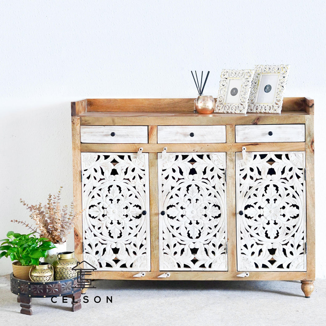 Lucia_Shoe Cabinet_Shoe Rack_Shoe Storage Case with 3 Drawers and 3 Doors