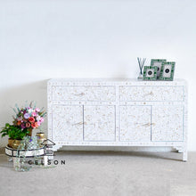 Load image into Gallery viewer, Niel _Mother of pearl Inlay Sideboard with 2 Drawers 4 Doors
