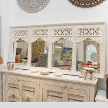 Load image into Gallery viewer, Alves_Hand Carved Arched Mirror_Jharokha Mirror_4 Arch
