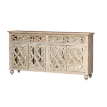 Load image into Gallery viewer, Lee _Hand Carved Solid Indian Wood Sideboard_Buffet_Dresser_180cms
