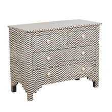 Load image into Gallery viewer, Vanya Bone Inlay Chest of Drawer with 4 Drawers_ 104 cm Length
