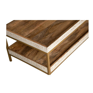 Viva_Solid Indian Wood Coffee Table_Tray Coffee Table