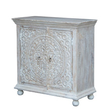 Load image into Gallery viewer, Innu_Solid Indian Wood 2 Door Cupboard_Chest_Cabinet_ 90 cm Length
