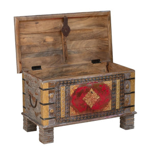 Yuvi_Solid Wood Coffee Table_Storage Trunk