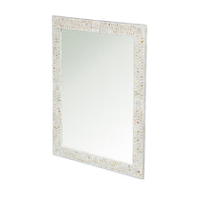Load image into Gallery viewer, Mandy Mother of Inlay Wall Mirror Floral Pattern
