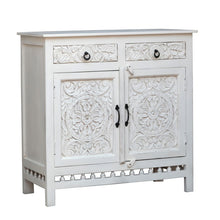 Load image into Gallery viewer, Anokhi_ Solid Indian Wood 2 Door Cupboard_Chest_Cabinet_ 100 cm Length
