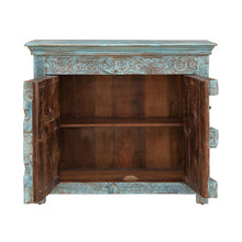 Load image into Gallery viewer, Sahiba_Hand Carved Wooden Chest_Cupbord_ Sideboard_Cabinet_ 100 cm Length
