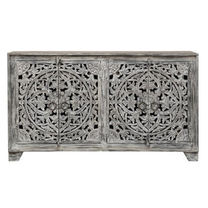 Heidi_Hand Carved Wooden Sideboard_Buffet_160 cm Length