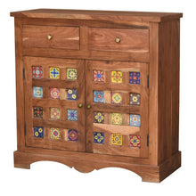 Load image into Gallery viewer, Rainie _Hand Carved Wooden Sideboard_Buffet_Cabinet_90 cm
