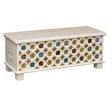 Load image into Gallery viewer, Willy_ Solid Wood Brass fitted Trunk_Storage Trunk_Bench

