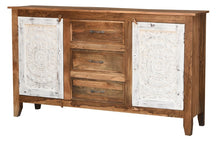 Load image into Gallery viewer, Rose_ Hand Carved Wooden Sideboard_Buffet
