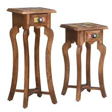 Load image into Gallery viewer, Shivi_Multi color tile side tables_Planter table _Tall table
