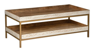 Viva_Solid Indian Wood Coffee Table_Tray Coffee Table