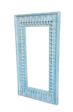 Load image into Gallery viewer, Elba Hand Crafted Window Spindle Wooden Mirror 150 X 90 cm

