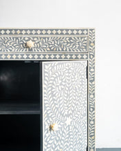 Load image into Gallery viewer, Rebecca_2 door and 1  Drawer Bone inlay Chest_Cabinet_ 80 cm Length
