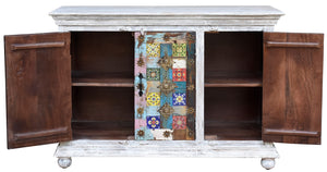 Carol White_Wooden 3 Door Cabinet_Chest of Drawer_Cupboard
