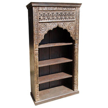 Load image into Gallery viewer, Edi_Rustic Solid Wood Arched Bookcase_Display Unit_Bookshelf
