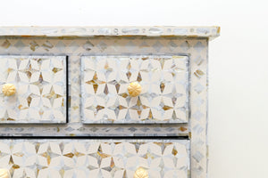 Brian_Mother of Pearl Inlay Chest of Drawer with 4 Drawers_ 75 cm Length