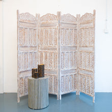 Load image into Gallery viewer, Lois Wooden Carved Room Divider
