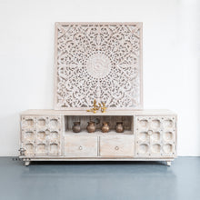Load image into Gallery viewer, Adam_Solid Indian Wood TV Console_ Hand Carved TV Cabinet
