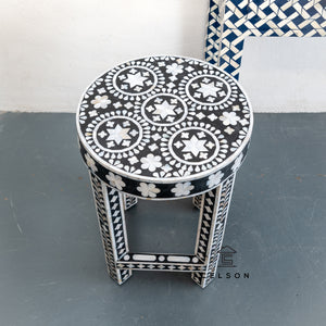 Rian_MOP Inlay Stool_End Table_Accent Table