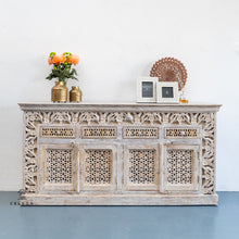 Load image into Gallery viewer, Ridhi _Hand Carved Solid Indian Wood Sideboard_Buffet_Dresser
