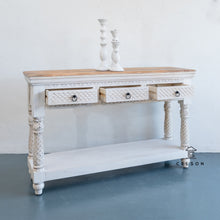 Load image into Gallery viewer, Ali Wooden Hand Carved Console Table_150 cm
