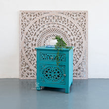 Load image into Gallery viewer, Finn_Solid Indian Wood Bed Side Table
