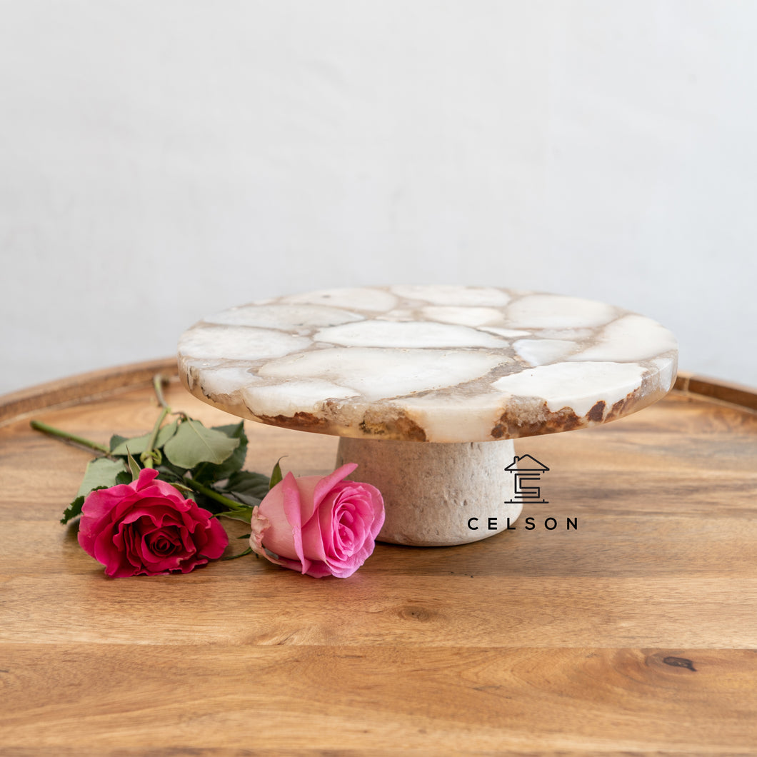 Agate Cake Stand