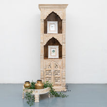 Load image into Gallery viewer, Nimrat_Hand Carved Wooden Bookshelf

