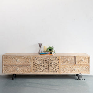 Emma_Solid Indian wood TV Console_TV Unit