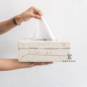 Obie Bone Inlay Tissue Box_Available in different colors
