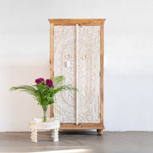 Load image into Gallery viewer, Darple_Hand Carved_Solid Wood Almirah_Display Unit_Cupboard_height 180 cm
