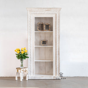 Paola _Hand Carved Bookshelf_Bookcase_Display Unit