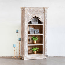 Load image into Gallery viewer, Evan_Rustic Solid Wood Arched Bookcase_Display Unit_Bookshelf
