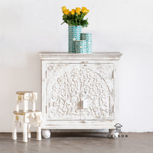 Load image into Gallery viewer, Tara Solid Indian Wood 2 Door Cupboard_Chest_Cabinet_ 90 cm Length
