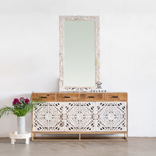Load image into Gallery viewer, Poppy Hand Carved Wooden Sideboard_Buffet
