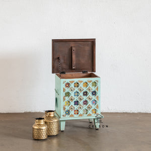 Margo Solid Wood Tile Trunk_Storage Trunk_Bench