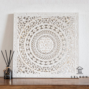 Liza_Wooden Carved Wall Panel_60 x 60 cm__Available in 6 colors