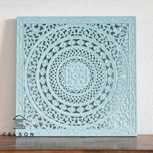Load image into Gallery viewer, Liza_Wooden Carved Wall Panel_60 x 60 cm__Available in 6 colors
