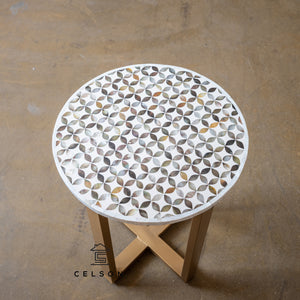 Ivan_MOP Inlay Stool_End Table_Accent Table