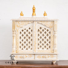 Load image into Gallery viewer, Tara_Hand Carved Wooden Altar_Wooden Mandir_Prayer Mandir_Altar_Available in 6 colors

