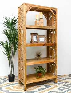 Peter_Hand Carved Bookshelf_Bookcase_Display Unit