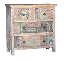 Load image into Gallery viewer, Josh_Solid Indian Wood 4 Drawers Chest of Drawer_ 90 cm Length
